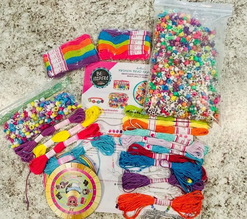 Be Inspired by Cra-Z-Art A-B-C Fashion Bead and Friendship Bracelet Jewelry Kit